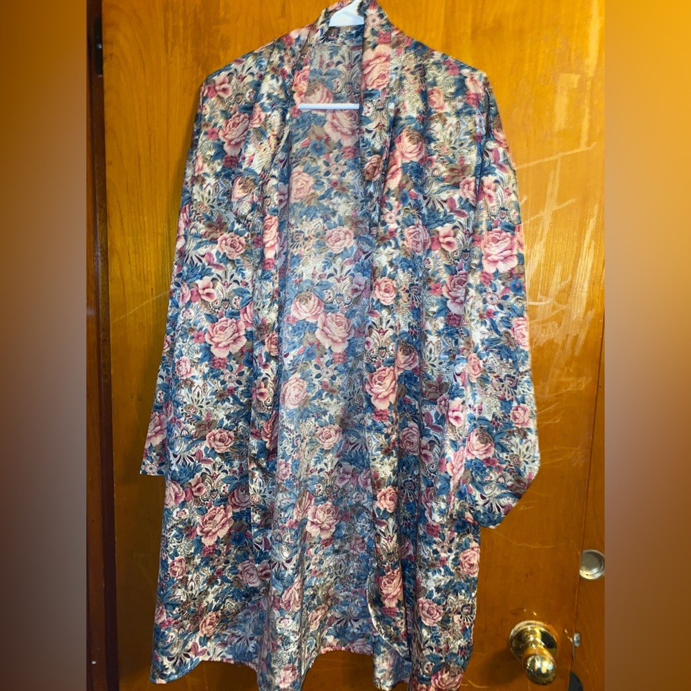 Floral button down dress shirt